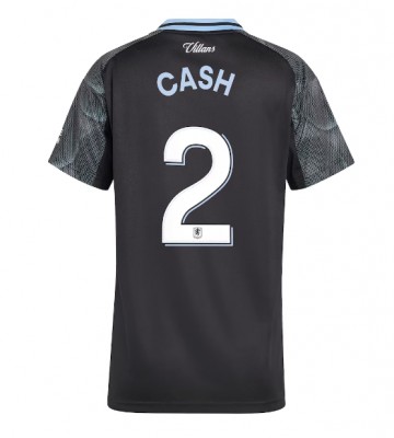 Aston Villa Matty Cash #2 Replika Bortatröja Damer 2025-26 Kortärmad Aston Villa Matty Cash #2 Replika Bortatröja Damer 2025-26 Kortärmad